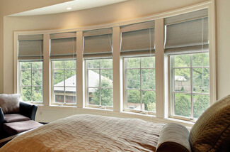 5 casement white windows
