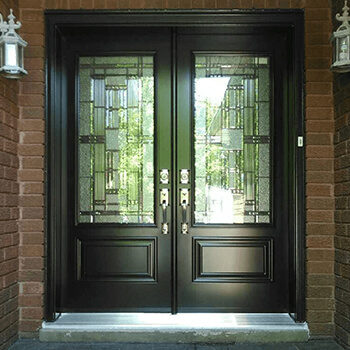 Front Entrance Door with Decorative Glass