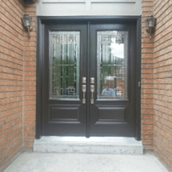 Front Entrance Door with Decorative Glass