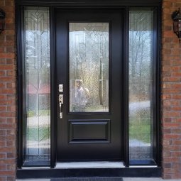 Front Entrance Door with Decorative Glass