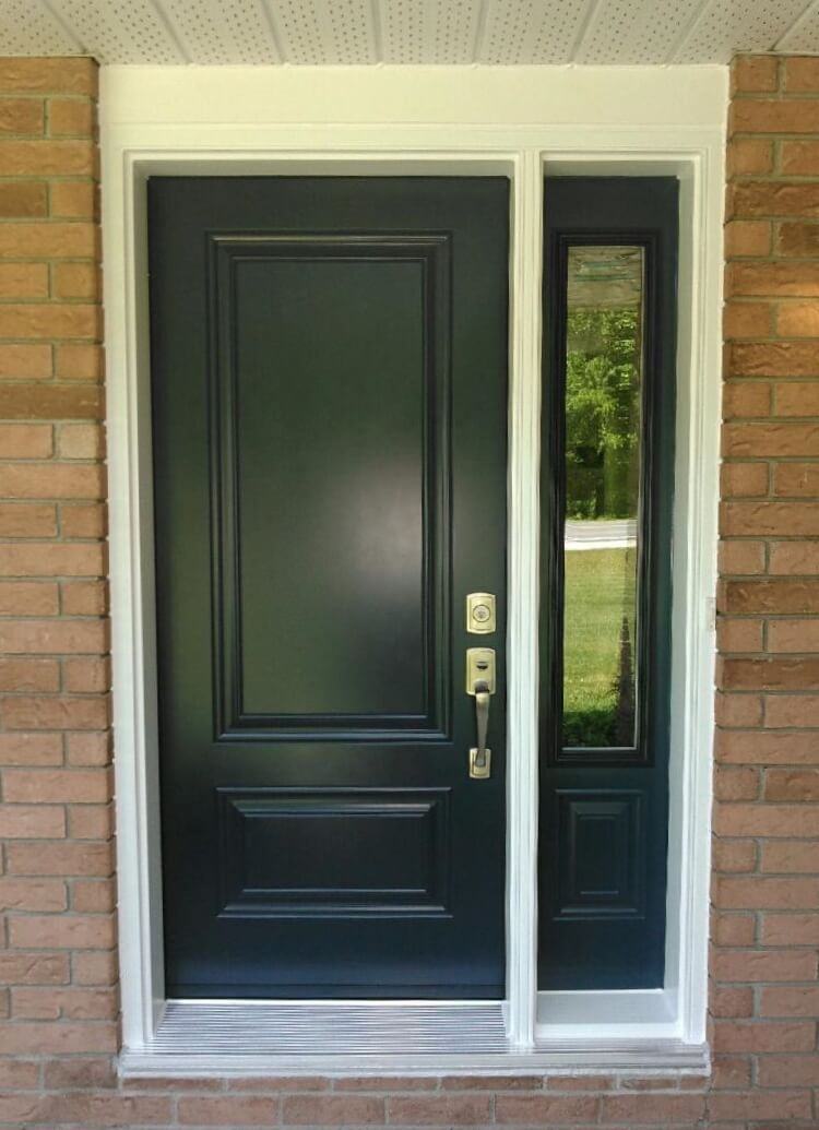 Fiberglass 1 Panel 3qtr Lite Solid Dark Blue Green Single Sidelite ...