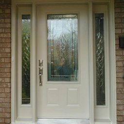 Front Entrance Door with Decorative Glass