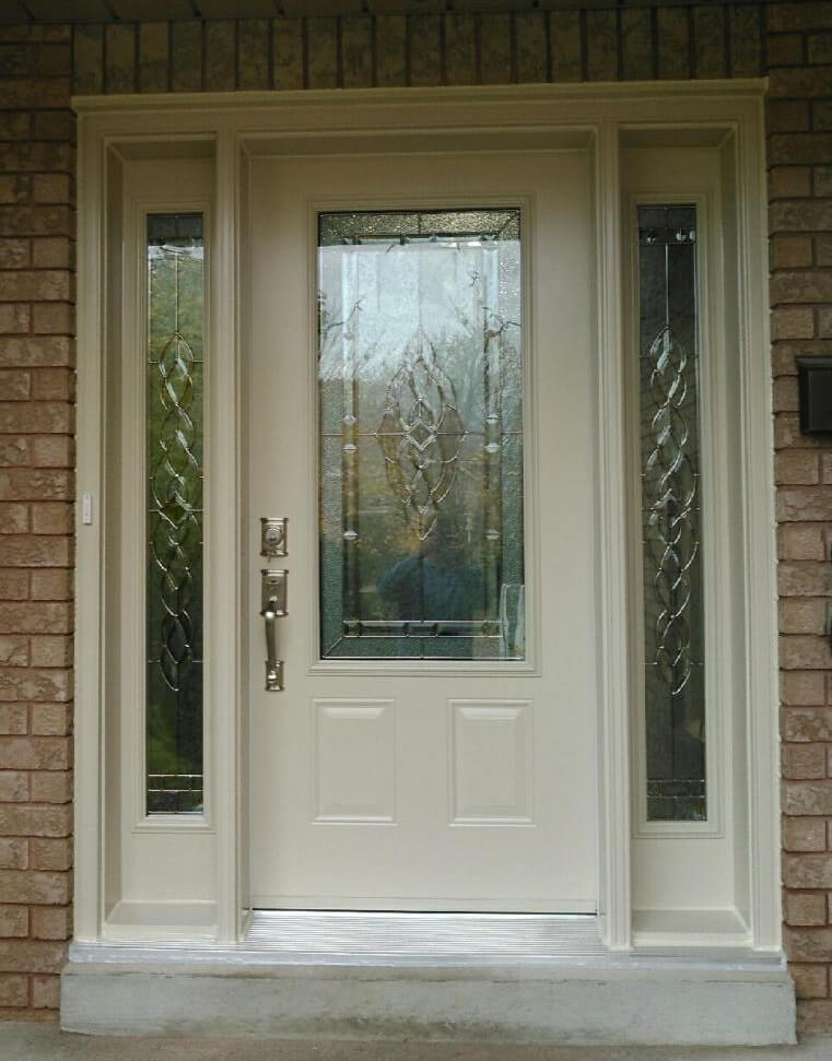 Front Entrance Door with Decorative Glass