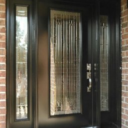 Front Entrance Door with Decorative Glass