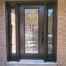 Front Entrance Door with Decorative Glass