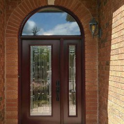 Front Entrance Door with Decorative Glass