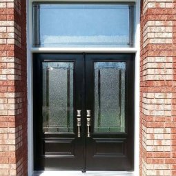 Front Entrance Door with Decorative Glass