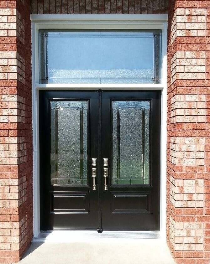 Front Entrance Door with Decorative Glass