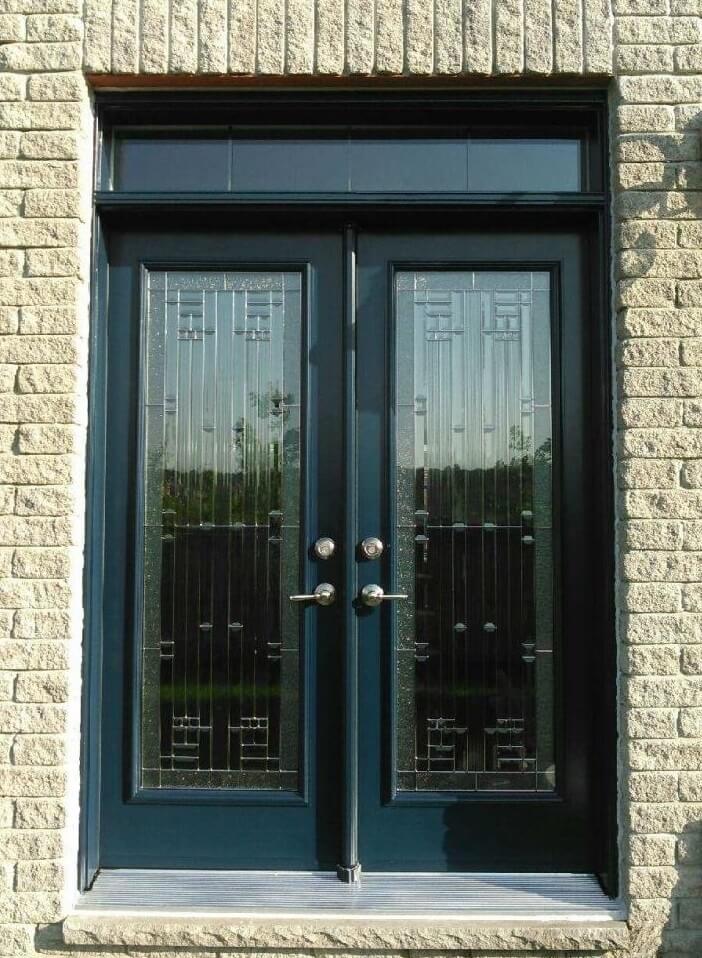 Front Entrance Door with Decorative Glass