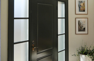 steel door