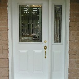 Front Entrance Door with Decorative Glass