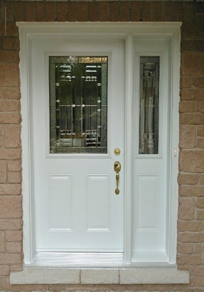 Front Entrance Door with Decorative Glass