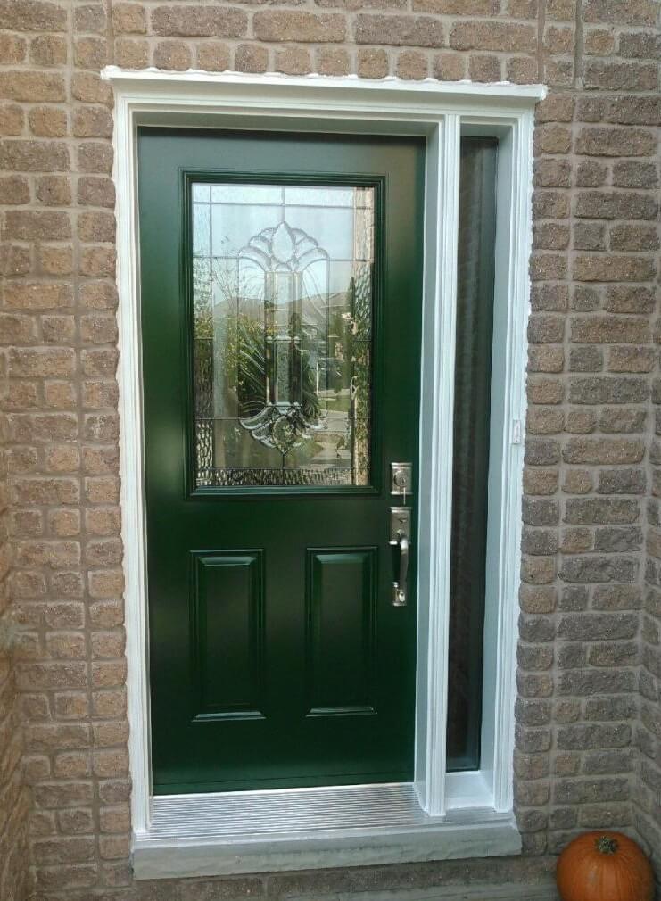 Front Entrance Door with Decorative Glass