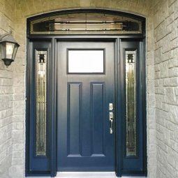 steel victoria ocean blue door