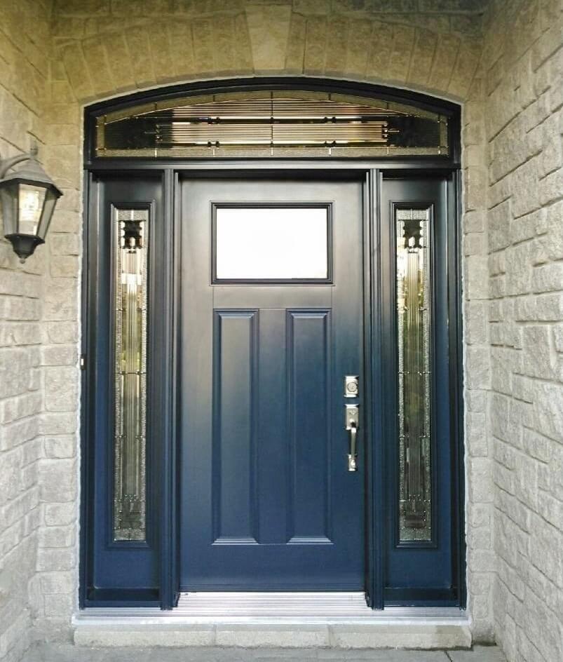 steel victoria ocean blue door