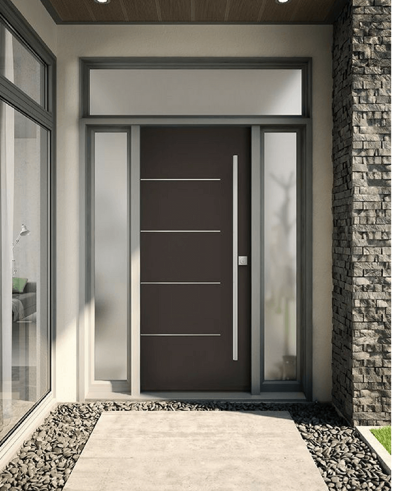 Black Modern Door