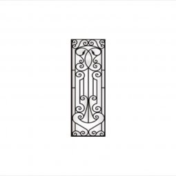 Antonella Decorative Glass Wrought Iron Collection