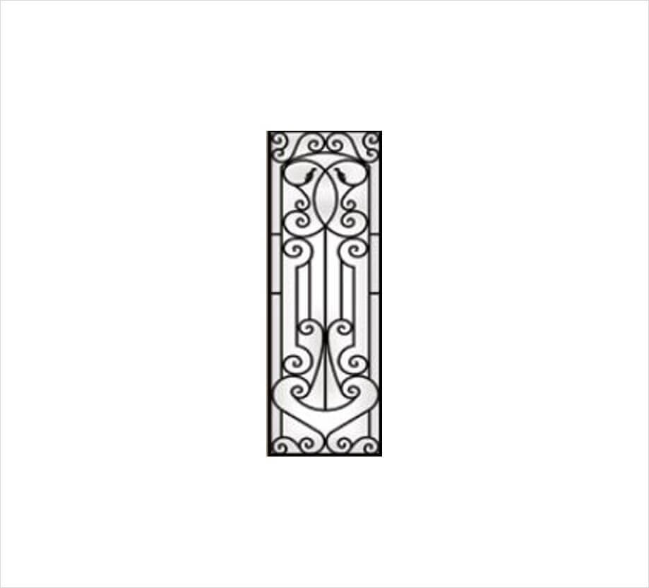 Antonella Decorative Glass Wrought Iron Collection