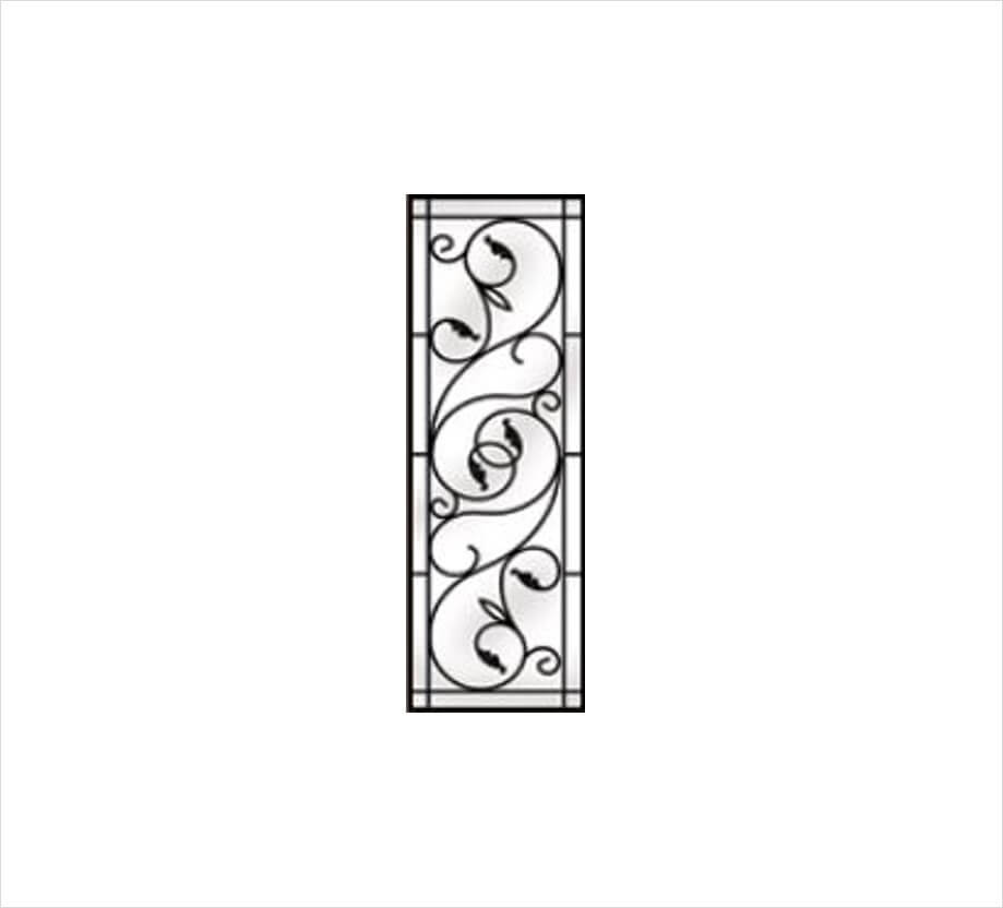 Brela Decorative Glass Wrought Iron Collection | Kempenfelt Windows & Doors