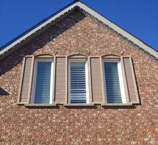 Casement Windows with Shutters Before