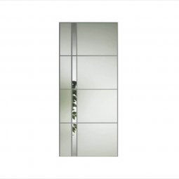 Kiara Glass VA Decorative Collection Stainless Caming