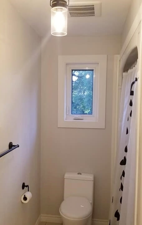 Bathroom Window Cut Out after