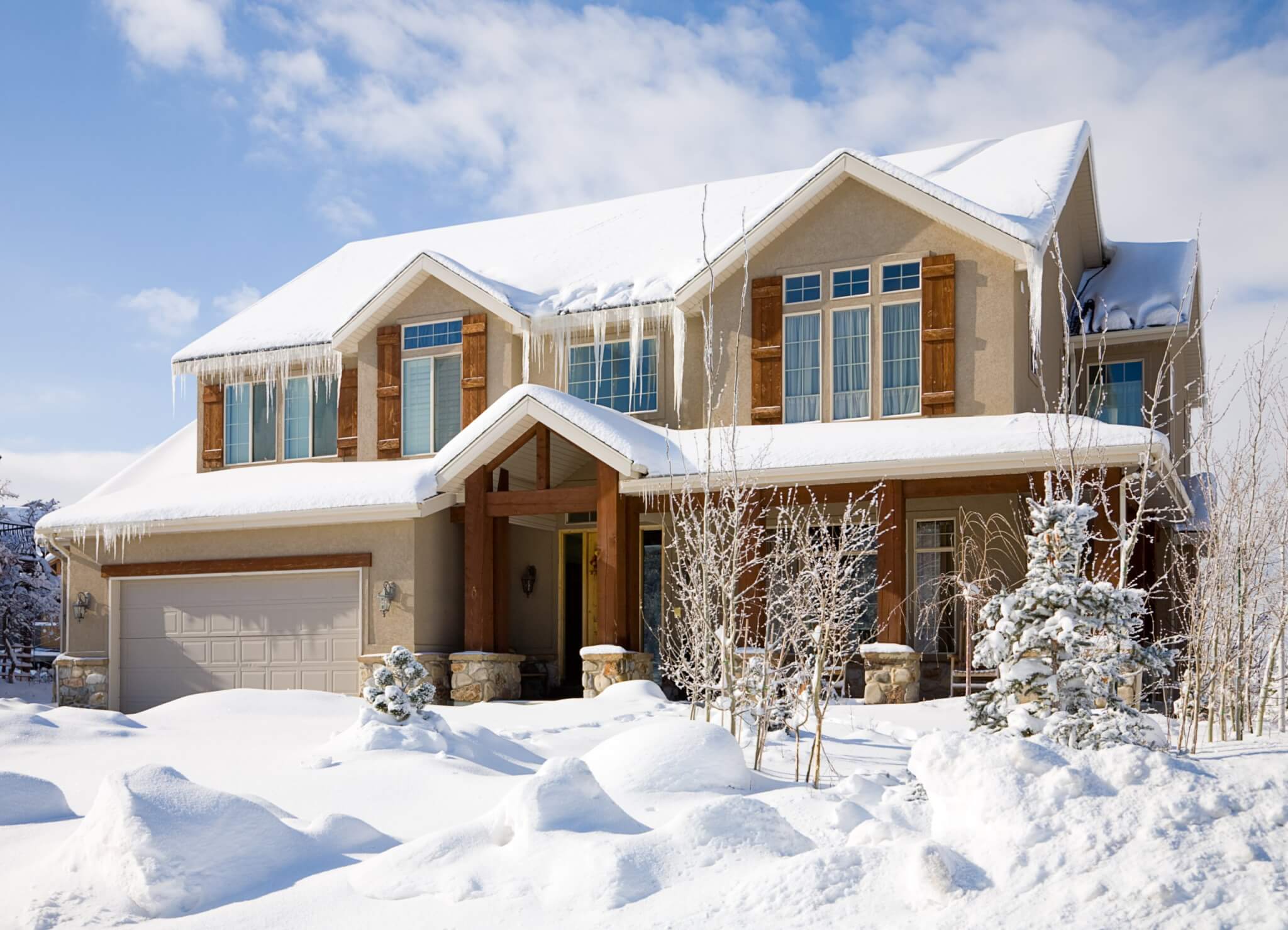 Snow Covered House