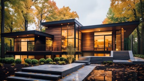 Energy-Efficient Windows Enhance Your Autumn - modern house
